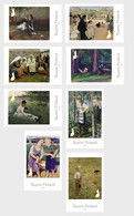 Finland 2022 Classic Finnish Paintings Stamps 8v MNH - Ungebraucht