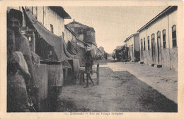 DJIBOUTI - SOUVENIR - RUE DU VILLAGE INDIGENE - Djibouti