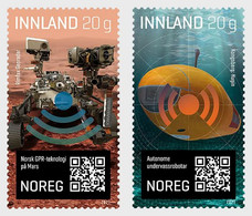 Norway 2021 Research, Innovation, Technology Stamps 2v MNH - Nuevos