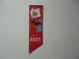 VIEUX PAPIERS - MARQUE-PAGES : RALLYE - GITANES - Marque-Pages
