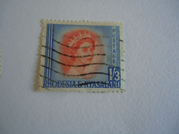 RHODESIA  NYASALAND  USED STAMPS  QUEEN - Rhodesia & Nyasaland (1954-1963)