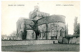 17160 MATHA - L'église De Marétay (ou Marestay) - Une Jeune Fille - Postée En 1906 - Matha