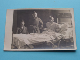 Soldat Militair > L' Hopital Militaire De BRUXELLES > MAES 12-12-21 ( Photocard ) 1922 ! - Guerra, Militares