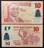 Nigeria 10 Naira 2019 New Fds Unc M.010 - Nigeria