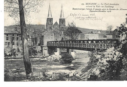 08 - MOUZON - Le Pont Provisoire Reliant La Ville Du Faubourg ... - Autres & Non Classés