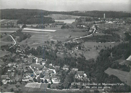 Postcard Switzerland Constantine & Montmagny/ Vully Aerial View - Constantine