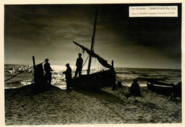 Canet Plage * Carte Photo Photographe A. CHAUVIN * Pêche Pêcheurs Bateau Filets - Canet Plage