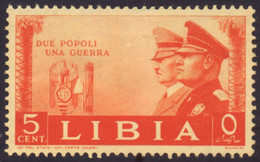 ITALIA - LIBYA - HITLER & MUSOLINI - MLH - 1941 - Libië