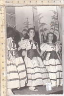 PO1482E# FOTOGRAFICA Peppino Gallo Paola Cosenza - RAGAZZE COSTUMI CARNEVALE - FOLKLORE - FILLETTE  No VG - Carnaval