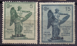 ITALIA - LIBYA - VITTORIO  VENETO- MLH - 1922 - Libye