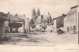 CPA - FRANCE - 54 - SAINT NICOLAS DU PORT - Rue Du Haut Du Mont - Chariot - Saint Nicolas De Port