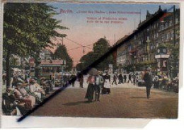 Allemagne - Berlin ; Unter Den Linden", Ecke Friedrichstrasse. Coin De La Rue Frédéric (importante Animation) - Autres & Non Classés
