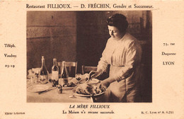 RESTAURANT FILLIOUX   FRECHIN SUCCESSEUR   LA MERE FILLIOUX - Restaurants