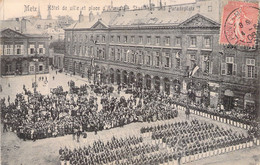 CPA - FRANCE - 57 - METZ - Hôtel De Ville Et Place D'Armes - Animée - Metz