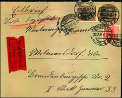 1920, Eilbrief Mit Germania-Frankatur Ab KÖNIGSBERG  Nach Berlin-Wilmersdorf - Briefe U. Dokumente