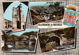 CPSM - VILLEFRANCHE-de-ROUERGUE - Multivues  … Edition Combier - Villefranche De Rouergue
