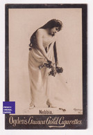 Nebbia - Ogden's Guinea Gold Cigarettes 1900 Photo Reutlinger Artiste Woman Femme Pin-up Dress Mode Belle Epoque A84-66 - Ogden's