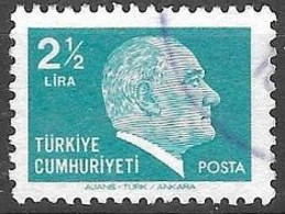 TURKEY #  FROM 1980   STAMPWORLD 2552 - Used Stamps