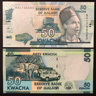 MALAWI 50 Kwacha 1/1/2016 UNC Pick#60c LOTTO M.033 - Malawi