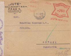 Enveloppe   TCHECOSLOVAQUIE   BOHEME  MORAVIE   Oblitération  Mécanique  PRAGUE   1940 - Briefe U. Dokumente