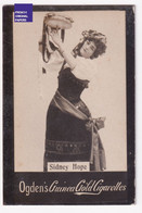 Sidney Hope- Ogden's Guinea Gold Cigarettes 1900 Photo Artiste Woman Femme Pin-up Dress Mode Belle Epoque Actrice A84-67 - Ogden's