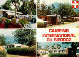 Aix Les Bains * Camping International Du Sierroz * Cpa Multivues Souvenir * Caravane Caravaning - Aix Les Bains