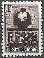 TURKEY #  FROM 1953  MICHEL D 19 - Official Stamps