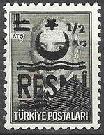 TURKEY #  FROM 1957  MICHEL D 55  TK: 12 - Official Stamps