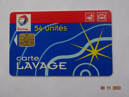 LAVAGE AUTO CARTE A PUCE CHIP CARD TOTAL 54 UNITES - Car-wash