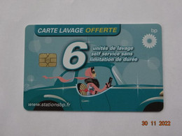 LAVAGE AUTO CARTE A PUCE CHIP CARD CARTE LAVAGE OFFERTE 6 UNITES - Autowäsche