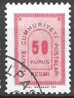 TURKEY # FROM 1963  MICHEL D 88 - Timbres De Service