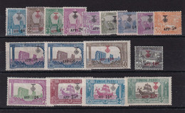 Tunisie N°79/95 - Neuf * Avec Charnière - N°83,90 Sans Gomme - B/TB - Used Stamps