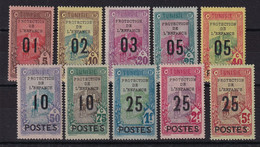 Tunisie N°110/119 - Neuf * Avec Charnière - TB - Used Stamps