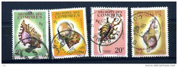 Comores  :  Yv  21-24  (o)    ,   N1 - Oblitérés