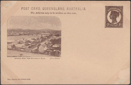 Brisbane River From Parliament House, Queensland, C.1890s - Postal Stationery Postcard - Brisbane