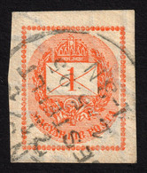 POSTMARK 1903 Newspaper Magazine Tax Hírlapjegy 1874 Unperforated Cover Letter HUNGARY - Periódicos