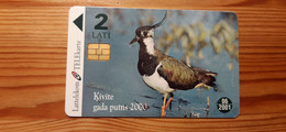 Phonecard Latvia - Bird - Lettland