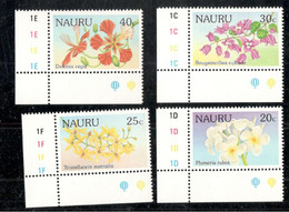 NAURU  1986:Michel324-7mnh** FLOWERS - Nauru