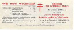 2606PR/ Carnet Vignette ANTITUBERCULEUX (Notre Effort - Ons Werk ) - Privados & Locales [PR & LO]