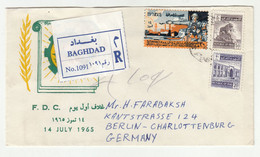 Iraq Letter Cover Posted Registered 196? Baghdad To Berlin B221201 - Irak