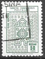 TURKEY #   FROM 1966 MICHEL D 104 - Timbres De Service