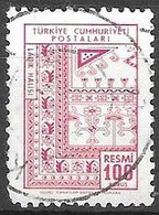 TURKEY #   FROM 1966 MICHEL D 105 - Timbres De Service