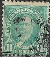 USA 1922 Hayes  - 11c. - Blue AVU - Used Stamps