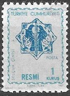 TURKEY #   FROM 1967 MICHEL D 109 - Official Stamps