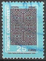 TURKEY #   FROM 1974 MICHEL D135 - Timbres De Service