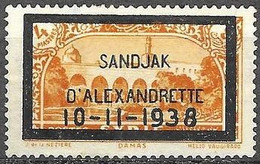 TURKEY #   FROM 1938 STAMPWORLD 22(*) - 1934-39 Sandjak D'Alexandrette & Hatay