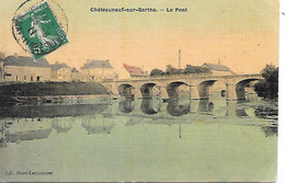 CHATEAUNEUF - ( 49 - )  Le Pont - Chateauneuf Sur Sarthe
