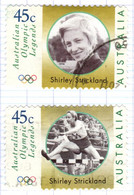 AUS+ Australien 1998 Mi 1703-04 Shirley Strickland - Used Stamps