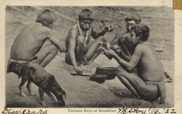 British Guiana, Guyana, Demerara, Native Taruma Indian Boys (1922) Postcard - Guyana (ex-Guyane Britannique)