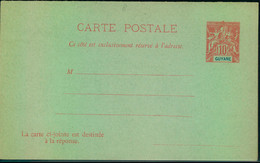 1896 Appr., 10 Ct. Double Stationery Card Unused - Storia Postale